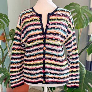 Colorful Striped Women's Sweater